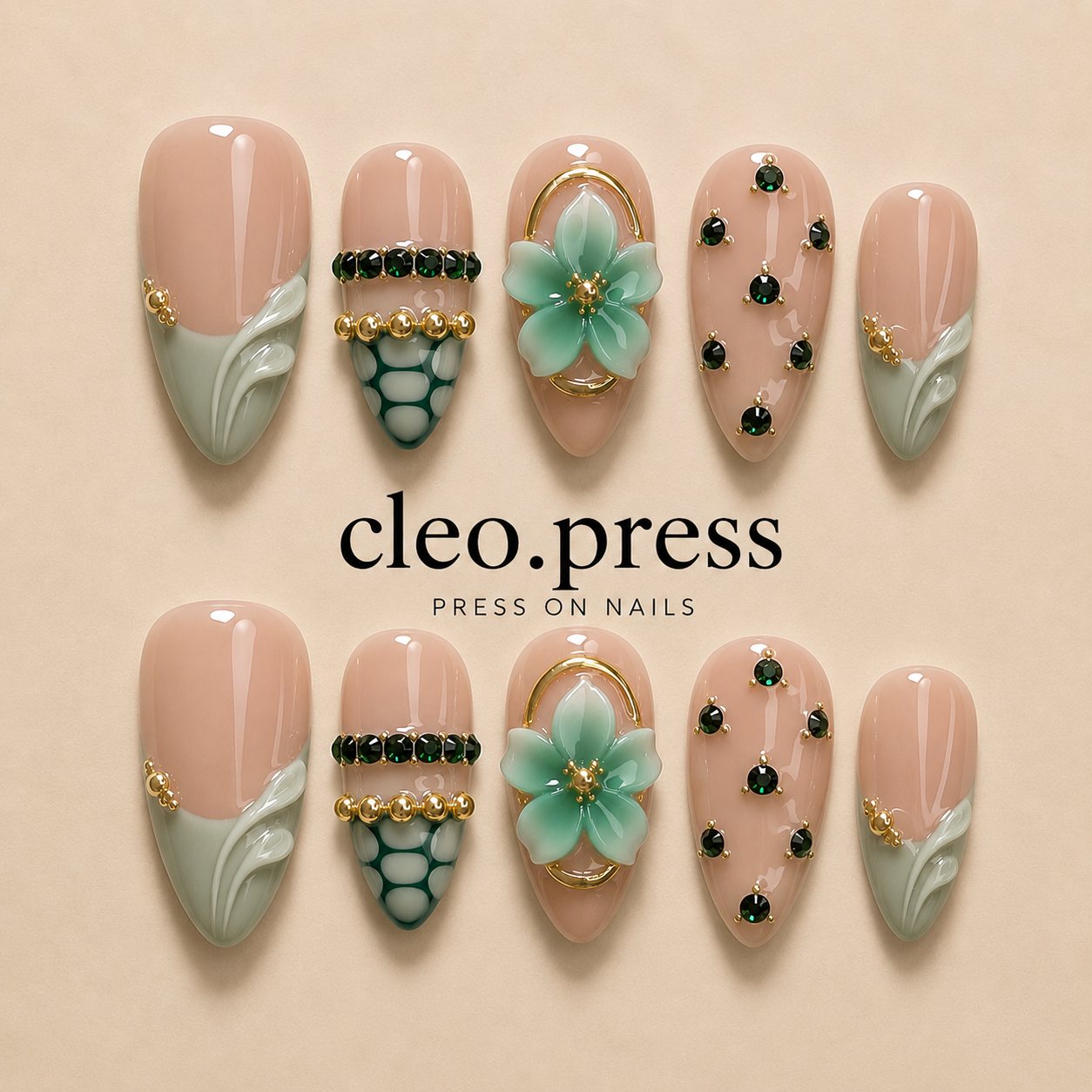 Jade & Gold Almond