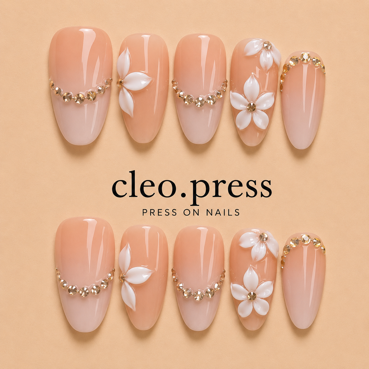 Nude Chain Almond