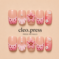 Pink Petal Square